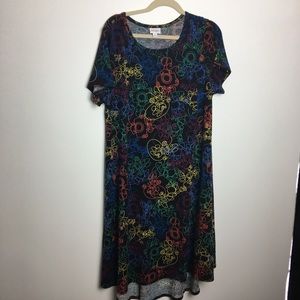 Disney LuLaRoe Minnie Mouse Carly Dress